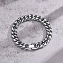 Cargar imagen en el visor de la galería, Pulsera Cubana 10mm - Silver