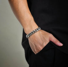 Cargar imagen en el visor de la galería, Pulsera Cubana 10mm - Silver