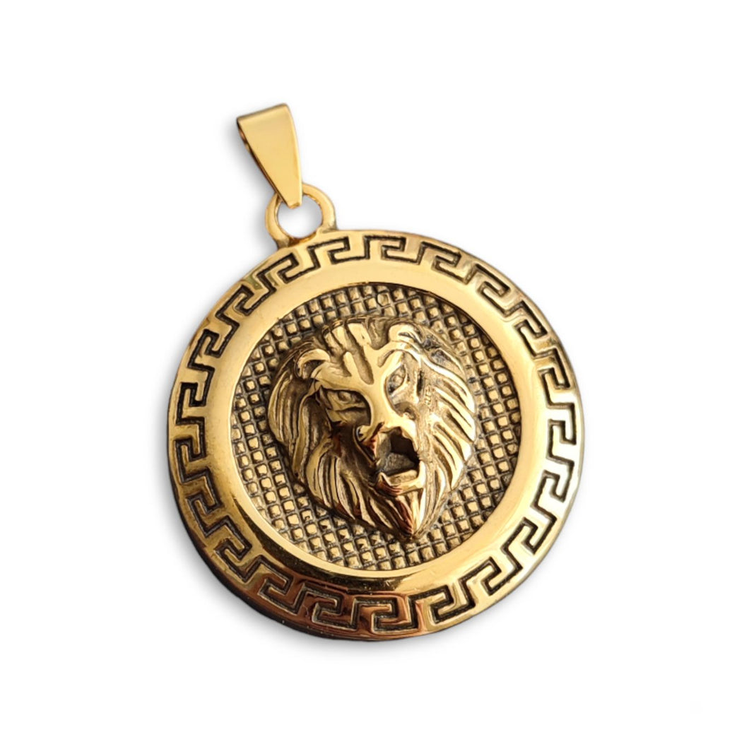 Dije Placa Lion Versace - Gold