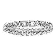 Cargar imagen en el visor de la galería, Pulsera Cubana 10mm - Silver
