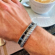 Cargar imagen en el visor de la galería, Brazalete Roman Deluxe - Black
