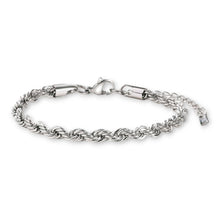 Cargar imagen en el visor de la galería, Pulsera Rope 5mm - Silver
