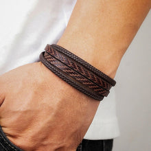 Cargar imagen en el visor de la galería, Pulsera Leather Serpent - Brown
