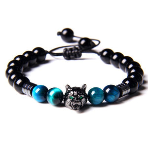 Pulsera Piedras Wolf