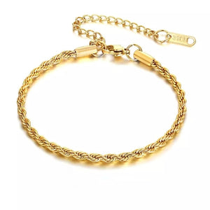 Rope Bracelet - Gold
