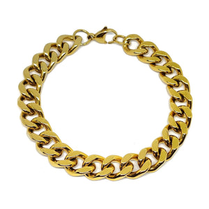 Cuban link bracelet - Gold